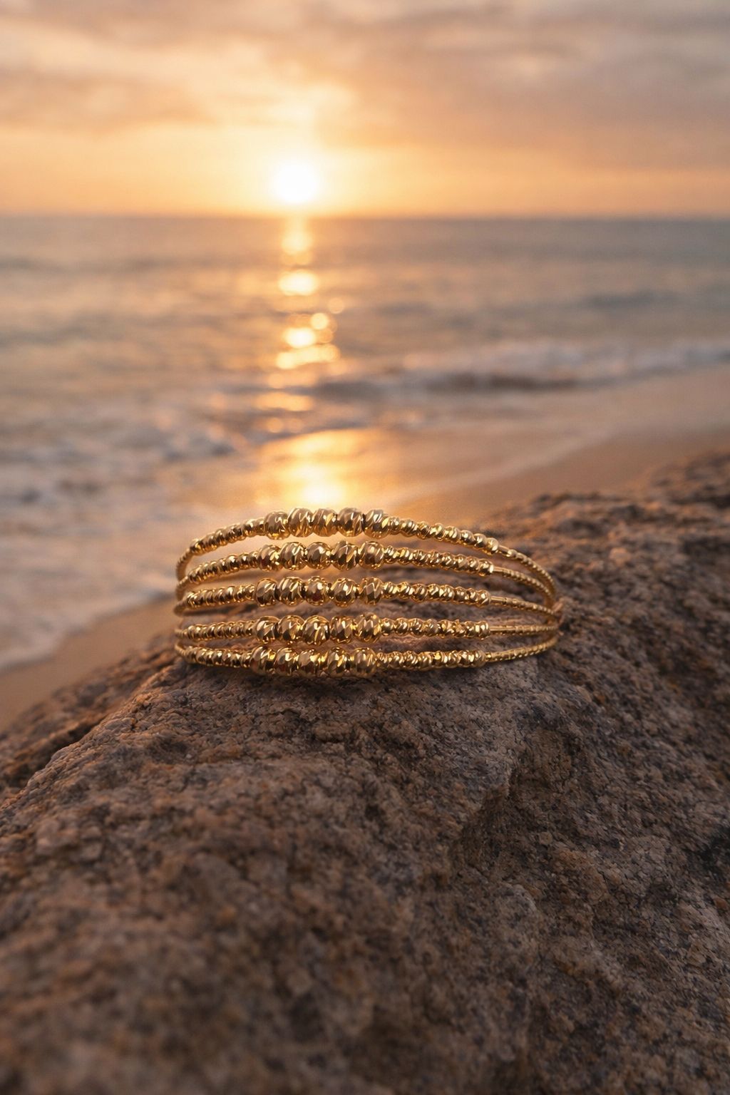 Gold Beaded Bracelet